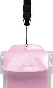 Baseus Baseus Safe Airbag Waterproof Case uniwersalny wodoodporny pokrowiec IPX8 etui 6.5'' różowy (ACFSD-C04) uniwersalny 5