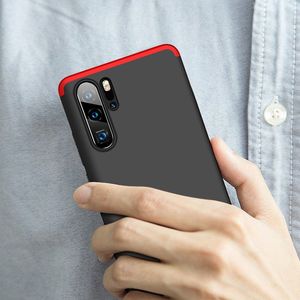 GKK 360 Protection Case etui na całą obudowę przód + tył Huawei P30 Pro czarno-czerwony uniwersalny 5