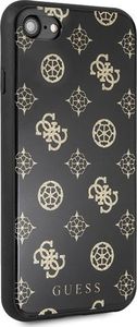 Guess Guess GUHCI8TGGPBK iPhone 7/8 czarny /black hard case Peony G Double Layer Glitter uniwersalny 5