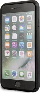 Guess Guess GUHCI8TGGPBK iPhone 7/8 czarny /black hard case Peony G Double Layer Glitter uniwersalny 6
