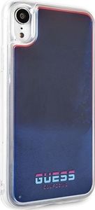 Guess Guess GUHCI61GLCRE iPhone Xr czerwony /red hard case California Glow in the dark uniwersalny 5