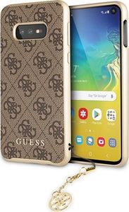 Guess Guess GUHCS10LGF4GBR S10e G970 brązowy /brown hard case 4G Charms Collection uniwersalny 1