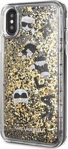 Karl Lagerfeld Etui KLHCPXROGO iPhone X/XS czarno-złote 2