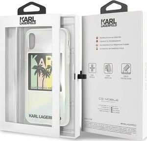 Karl Lagerfeld Etui KLHCI61IRKD iPhone XR białe 5