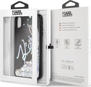 Karl Lagerfeld Etui KLHCI65KSIGMU iPhone XS Max czarne 5