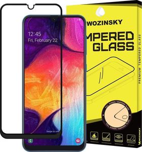 Wozinsky Wozinsky super wytrzymałe szkło hartowane Full Glue na cały ekran z ramką Case Friendly Samsung Galaxy A40 czarny uniwersalny 1