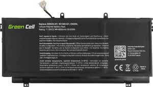Bateria Green Cell CN03XL do HP Envy 13 13T 11.55V 4900mAh (HP144) 4