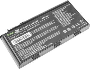 Bateria Green Cell BTY-M6D MSI (MS10PRO) 3