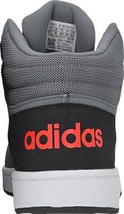 Adidas Buty męskie Hoops 2.0 Mid szare r. 44 2/3 (B44670) 3