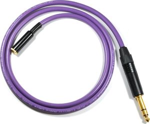 Kabel Melodika Jack 3.5mm - Jack 6.3mm 8m fioletowy 1
