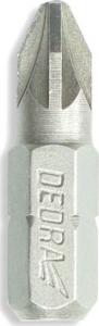 Dedra Końcówki wkrętakowe Pozidriv PZ1x25mm, 3szt blister (18A01PZ10-03) 1