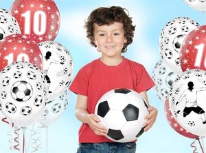 Party Deco Balony Piłka Nożna, 30 cm, 6 szt uniwersalny 2