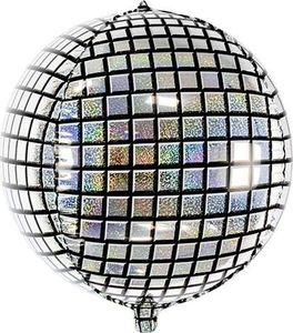 Party Deco Balon foliowy, kula disco, holograficzny, 40 cm. uniwersalny 1