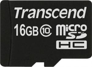 Karta Transcend 133x MicroSDHC 16 GB Class 10  (TS16GUSDC10) 1
