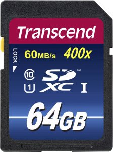 Karta Transcend 300x SDXC 64 GB Class 10 UHS-I  (TS64GSDU1) 1