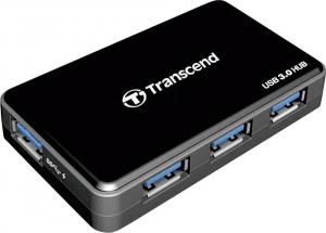 HUB USB Transcend 4x USB-A 3.0 (TSHUB3K) 1