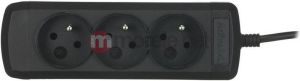 Activejet ACJ Combo 3 gniazda 1.5m Czarny 2
