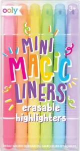 Kolorowe Baloniki Zakreślacze wymazywalne Mini magic liners 6szt 1