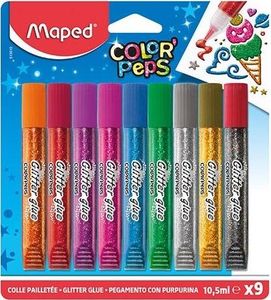 Maped Klej z brokatem Colorpeps 9 kolorów MAPED 1