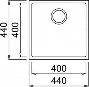 Zlewozmywak Teka Square 40.40 TG Tegranit arktyczny biały (115230029) 3