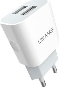 Ładowarka Usams IPCUJT01 2x USB-A 2.4 A (IPCUJT01) 2
