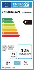 Telewizor Thomson 55UD6406 LED 55'' 4K (Ultra HD) Android 2