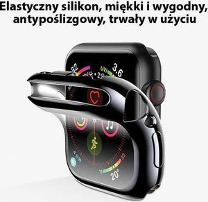 Usams USAMS Etui ochronne Apple Watch 4 40mm. czarny/black IW485BH01 (US-BH485) 2