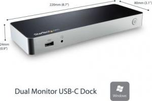 Stacja/replikator StarTech Dual HDMI Dock USB-C (MST30C2HHPDU) 2