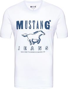 Mustang MUSTANG BASIC PRINT TEE GENERAL WHITE 1008372 2045 XXL 1