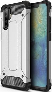 Hurtel Hybrid Armor Pancerne Hybrydowe Etui Pokrowiec Huawei P30 Pro Srebrny 1