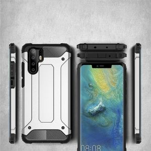 Hurtel Hybrid Armor Pancerne Hybrydowe Etui Pokrowiec Huawei P30 Pro Srebrny 5