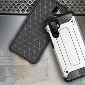 Hurtel Hybrid Armor Pancerne Hybrydowe Etui Pokrowiec Huawei P30 Pro Srebrny 7