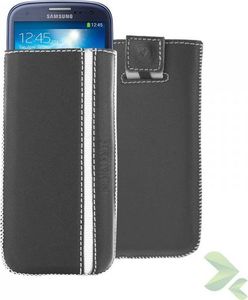 Valenta Valenta Pocket Stripe - Skórzane Etui Wsuwka Samsung Galaxy S4/s Iii, Htc One I Inne (czarny) 1