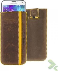 Valenta Valenta Pocket Stripe Vintage - Skórzane Etui Wsuwka Samsung Galaxy S5, Sony Xperia Z I Inne (brązowy) 1