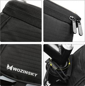 Wozinsky Torba Rowerowa Na Ramę Pokrowiec Na Telefon Do 6,5 Cala 1,5l Czarny (wbb2bk) 6