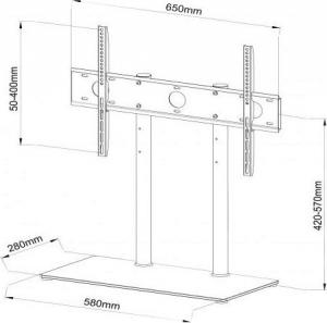Art Stojak podłogowy SD-32 32'' - 65'' 4