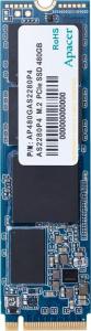 Dysk SSD Apacer AS2280P4 240 GB M.2 2280 PCI-E x4 Gen3 NVMe (AP240GAS2280P4-1) 1