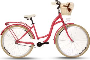 Goetze Moteriškas miesto dviratis Goetze Colours 26", rožinis/kreminis 1