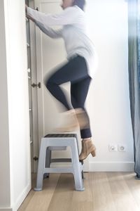 EDA Drabina wolnostojąca dwustronna plastikowa 2 stopniowa (288664-uniw) 3