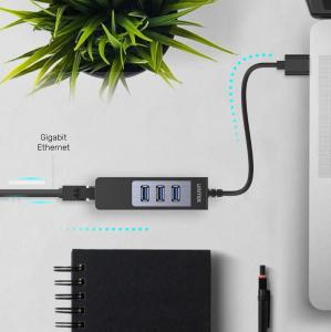 HUB USB Unitek 1x RJ-45  + 3x USB-A 3.1 Gen1 (Y3045) 7