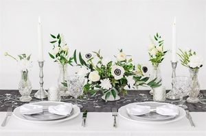 Party Deco Obrączki papierowe na serwetki, srebrne, 2,5 cm, 10 szt. uniwersalny 4