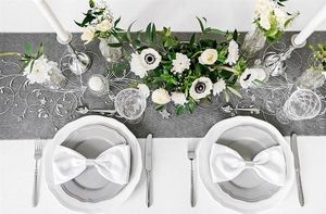 Party Deco Obrączki papierowe na serwetki, srebrne, 2,5 cm, 10 szt. uniwersalny 6