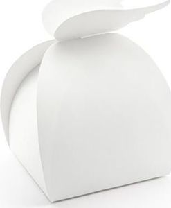 Party Deco Ozdobne pudełko, Skrzydła, białe, 8,5x14,5x8,5 cm, 10 szt. uniwersalny 1