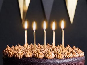 Party Deco Świeczki urodzinowe, złote, 6 cm, 6 szt. uniwersalny 2