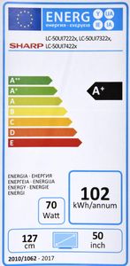 Telewizor Sharp LC-50UI7422E LED 50'' 4K (Ultra HD) Aquos NET+ 4