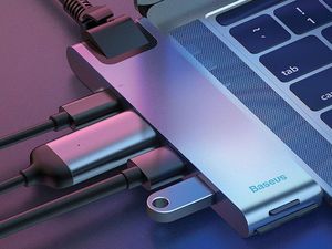 Stacja/replikator Baseus Enjoyment 7w1 MacBook (CAHUB-L0G) 3