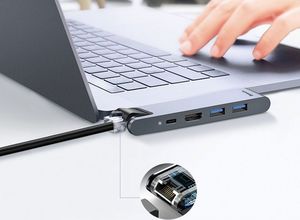 Stacja/replikator Baseus Enjoyment 7w1 MacBook (CAHUB-L0G) 8