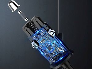 Ładowarka Rock Ładowarka samochodowa Rock Car Cigarette rozdzielacz USB czarna uniwersalny 3