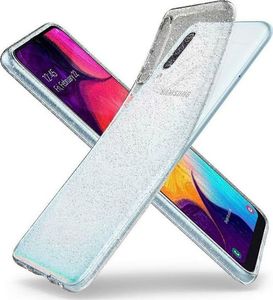 Spigen Nakładka Liquid Crystal Glitter do Samsung Galaxy A50 przezroczysta 2