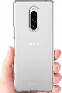 Spigen Nakładka Liquid Crystal do Sony Xperia 1 przezroczysta 10